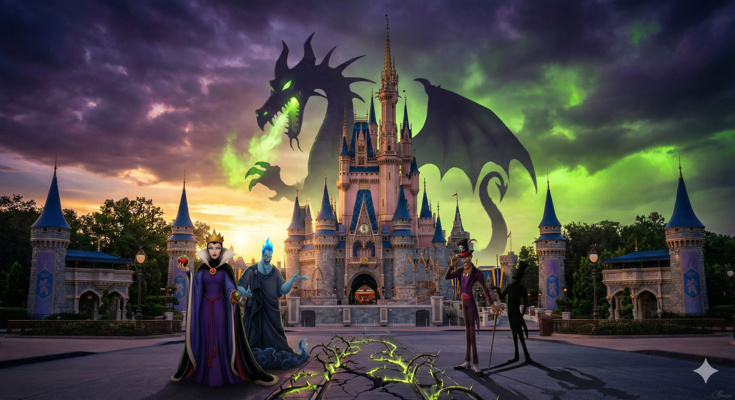 The News Hound: Construction Update on Villains Land and Piston Peak at Magic Kingdom
