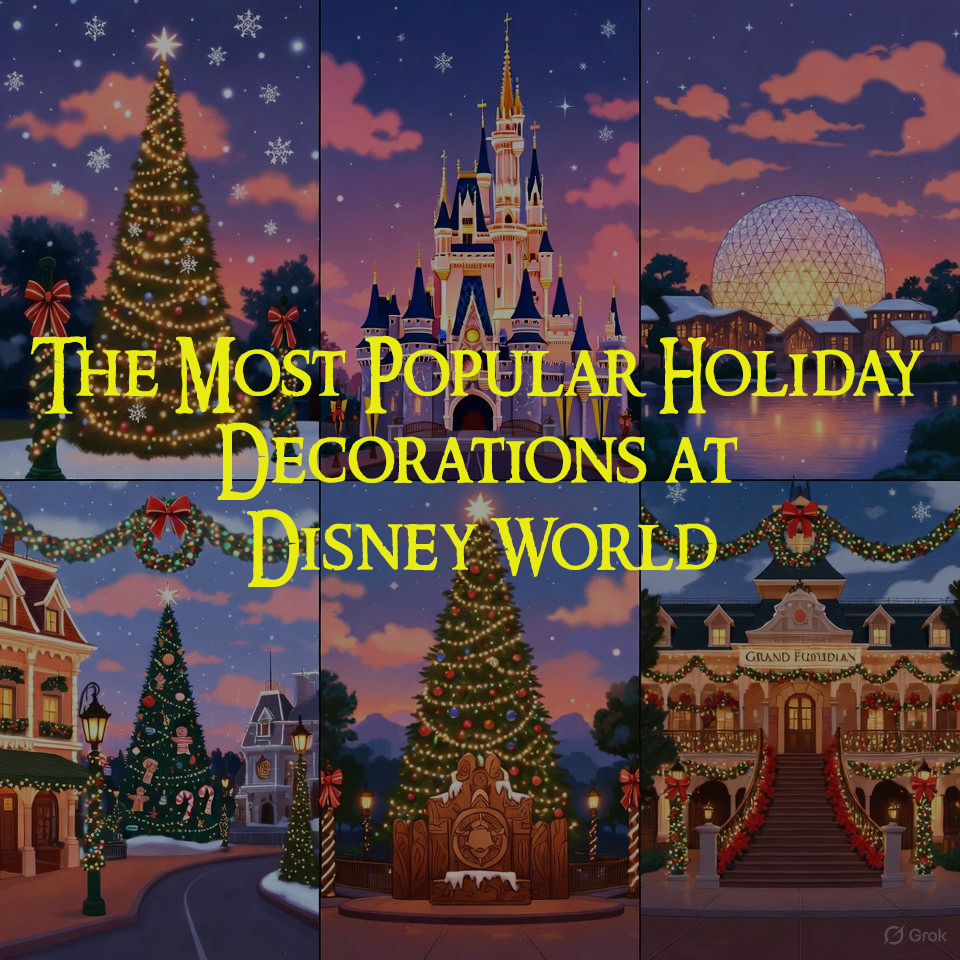 Most Popular Holiday Decorations at Disney World