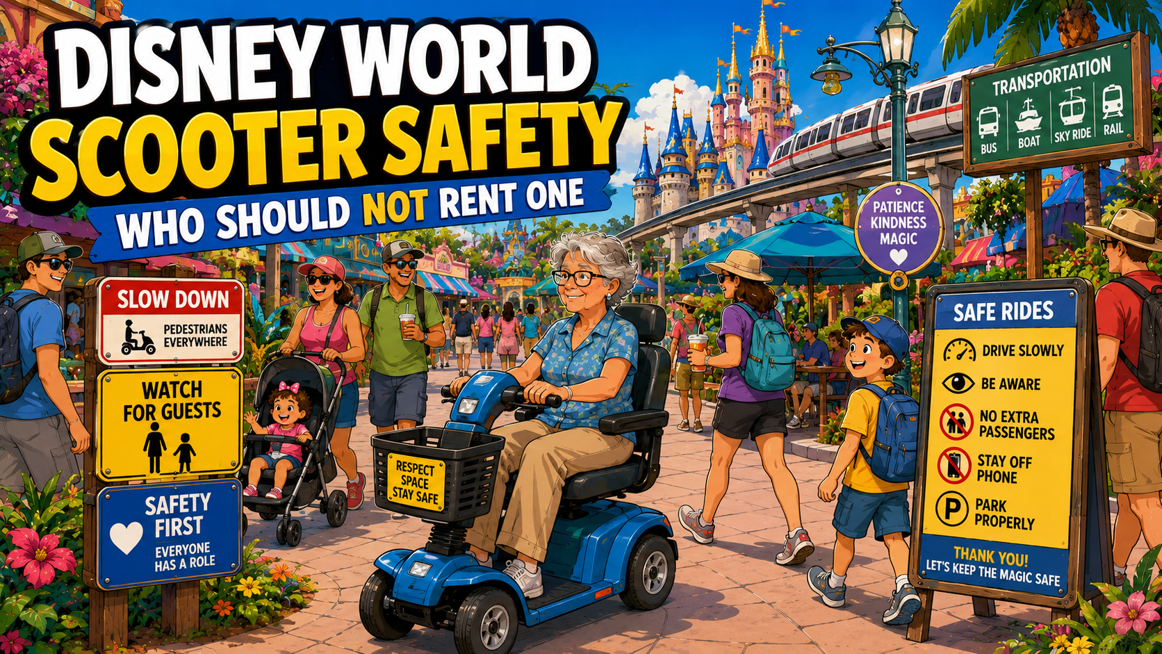 Mobility Scooters at Disney World: The Dangerous Mistakes Some Guests Make
